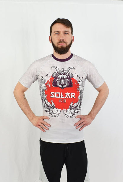 Rashguard manches courtes - "Ronin" - Noir et jaune - Solar - Solar - Vêtements de combat