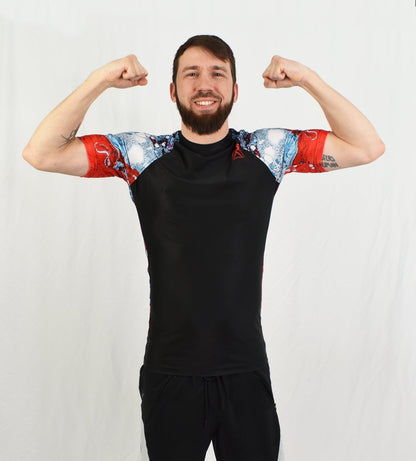 Rashguard manches courtes - Sang Glacial - Solar - Solar - Vêtements de combat