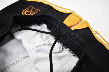 Shorts de Grappling - Noir et jaune